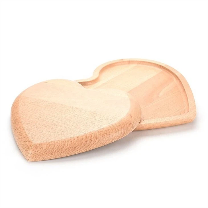 wooden platters for food