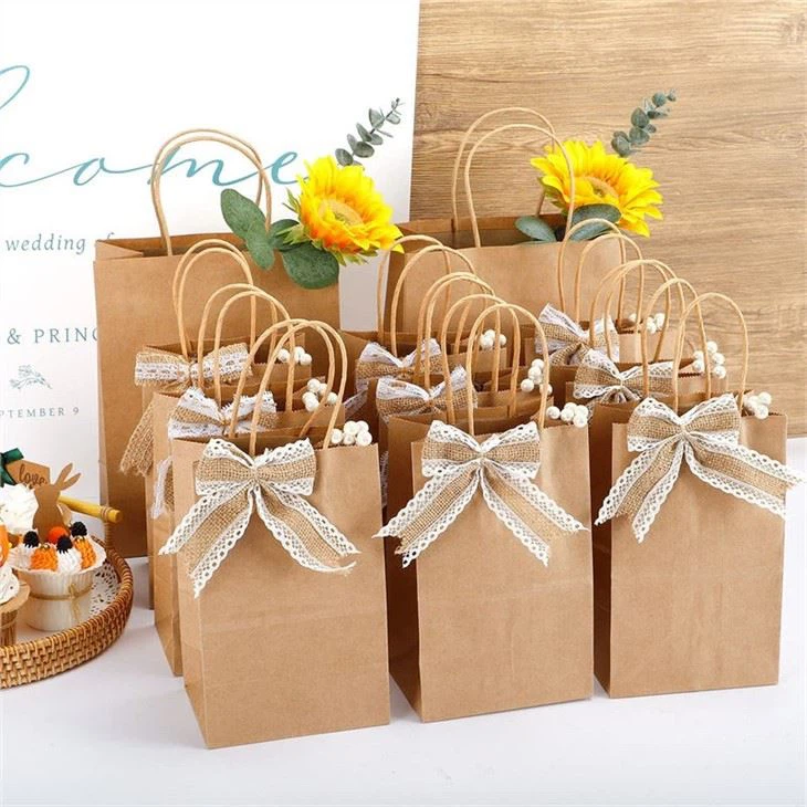cheap brown paper bags with handles