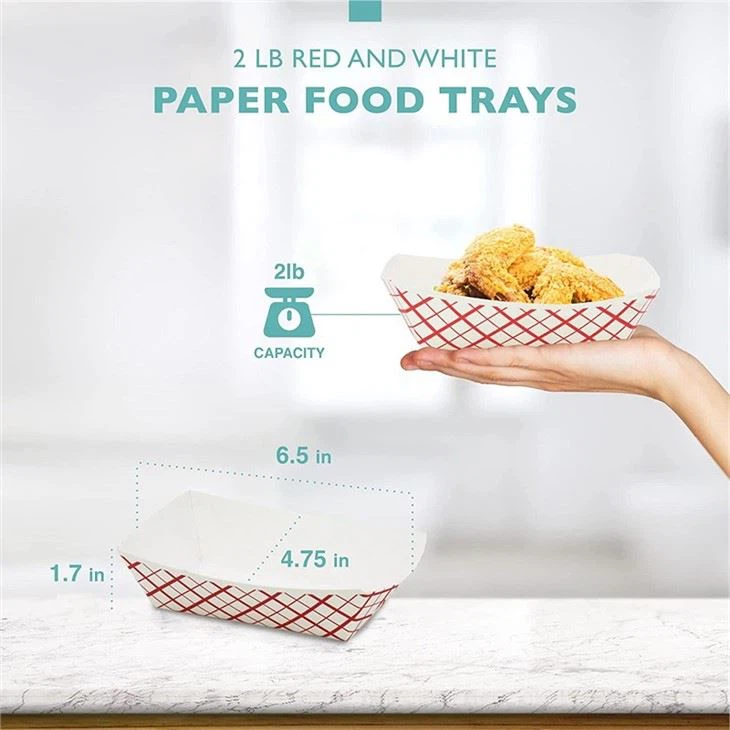Red And White Paper Packaging Box