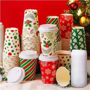 Christmas Cardboard Cups