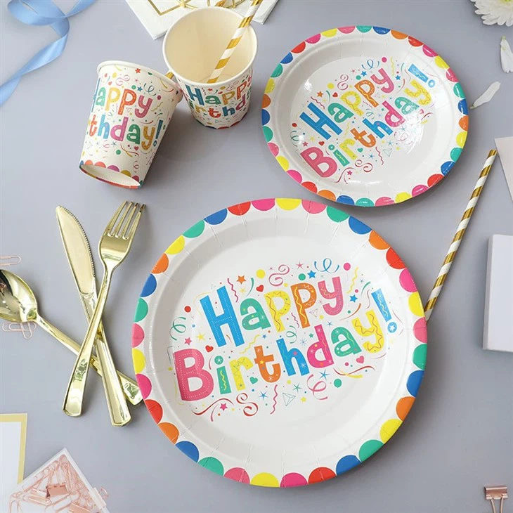 disposable party tableware