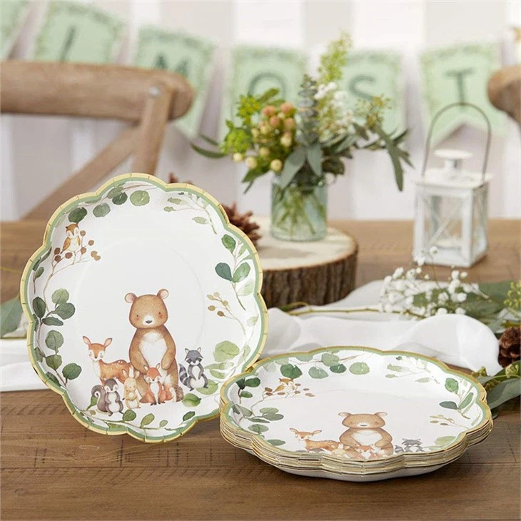 animal paper plates