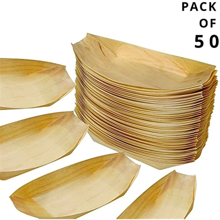 wood look paper plates