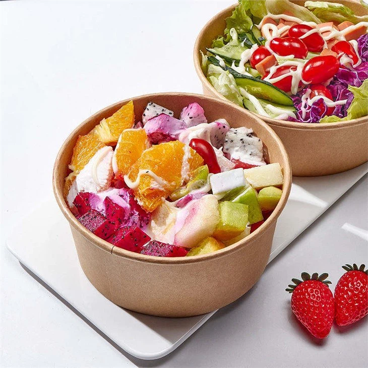 kraft salad bowl with lid