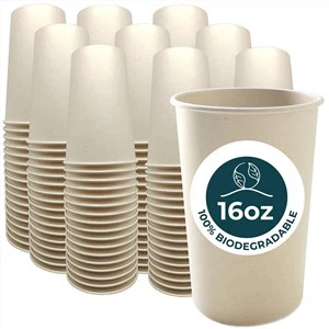 Biodegradable Bagasse Disposable Coffee Cups